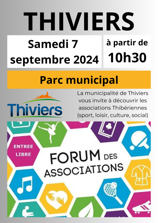 Forum des associations 2024-Affiche